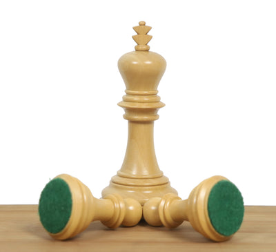 Combo of 3.8" Imperial Staunton Luxury Chess Set - Pieces in Ebony Wood with 21" Ebony Board and Box