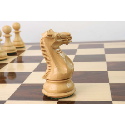 Combo of 4.1" Pro Staunton Weighted Wooden Chess Pieces in Rosewood with 21" Board and Wooden Storage Box