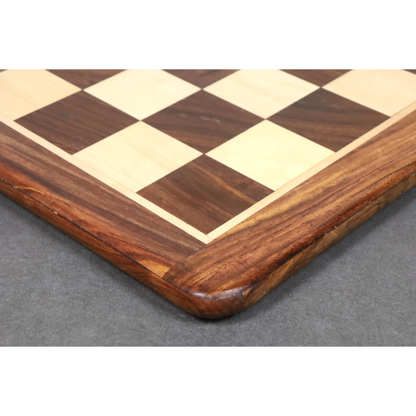 21 inches Large Chess board in Golden Rosewood & Maple Wood - 55 mm Square