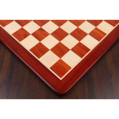 25" Large Chess board in Bud Rosewood & Maple Wood - 65 mm Square
