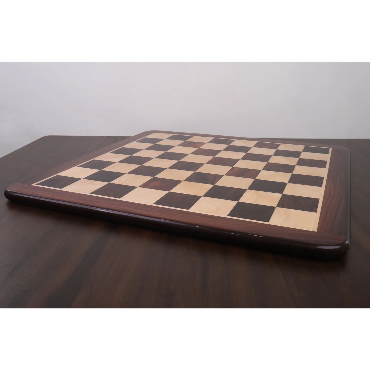 25 inches Large Chess board in Rosewood & Maple Wood - 65 mm Square