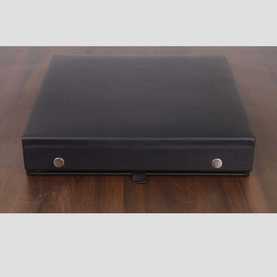 12” Minimalist Staunton Travel Chess Set – Elegant Non-Magnetic Gift Edition