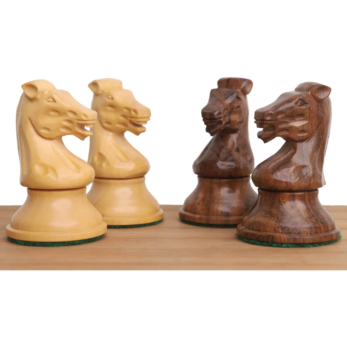 Slightly Imperfect 3.7" Reproduced Drueke Player's Choice Chess Set - Chess Pieces Only - Golden Rosewood