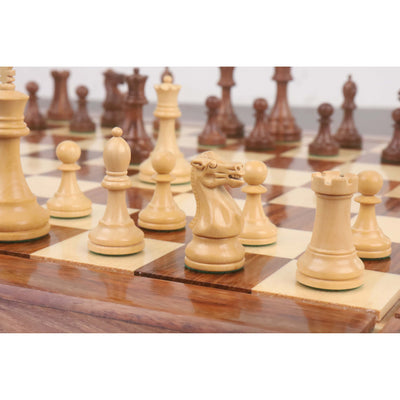 2.4" Pro Staunton Weighted Wooden Chess Set - Chess Pieces Only - Golden Rosewood