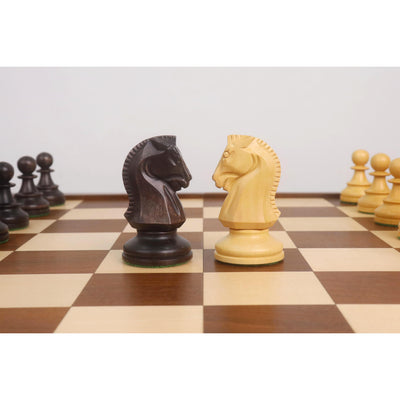 1950s' Fischer Dubrovnik Chess Pieces with Folding Style Dubrovnik Chess Board