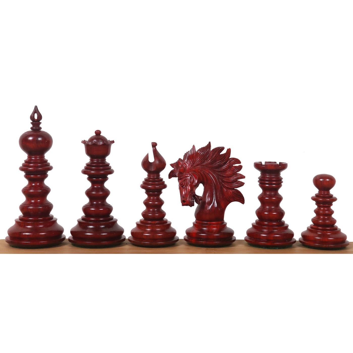 Combo of 4.3" Marengo Luxury Staunton Chess Set - Pieces in Bud Rosewood with Board and Box