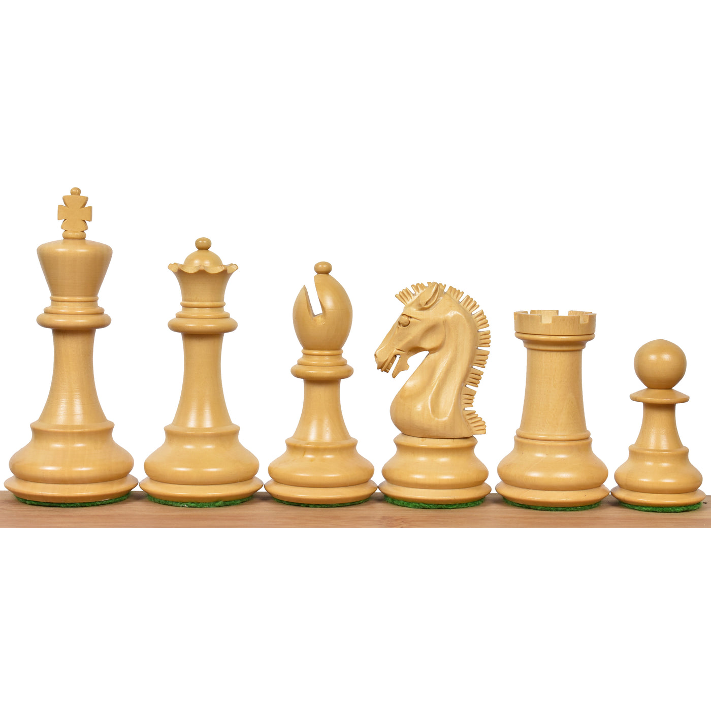 Combo of 3.9" Craftsman Series Staunton Chess Set - Pieces in Rosewood with Board and Box