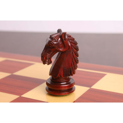 3.3" Moonlit Majesty Luxury Chess Set- Chess Pieces Only - Bud Rosewood & Boxwood