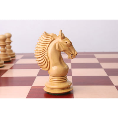 4.5" Gallant Knight Luxury Staunton Chess Set- Chess Pieces Only - Triple Weighted - Bud Rosewood