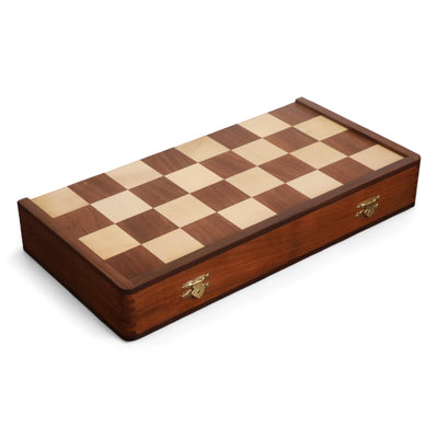 1950s' Fischer Dubrovnik Chess Pieces with Folding Style Dubrovnik Chess Board