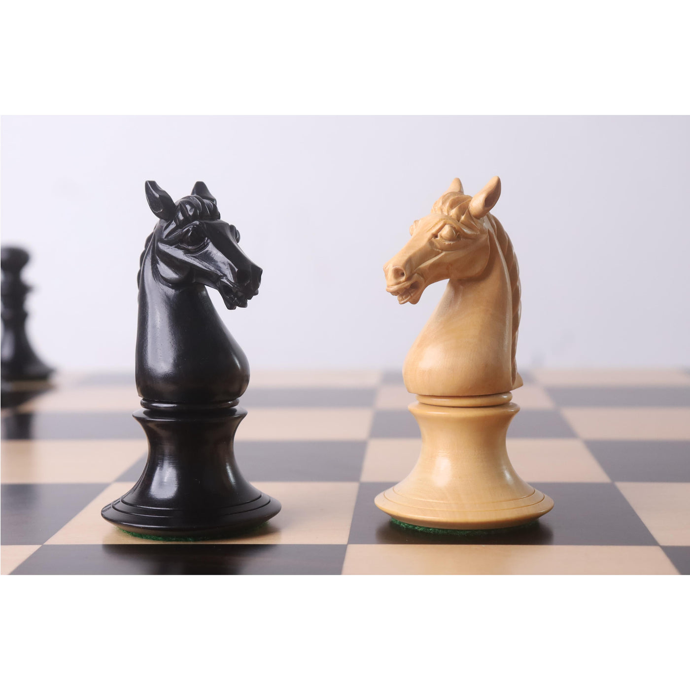 Slightly Imperfect 4.3" Aristocrat Series Luxury Staunton Chess Set- Chess Pieces Only - Ebony Wood & Boxwood