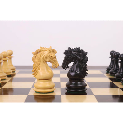 3.9" Heritage Series Staunton Chess set- Chess Pieces Only- Ebony Wood & Boxwood