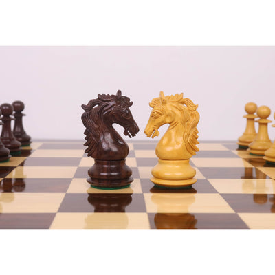 3.9" Heritage Series Staunton Chess set- Chess Pieces Only- Rosewood & Boxwood