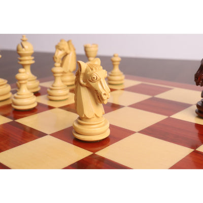 3.3" Moonlit Majesty Luxury Chess Set- Chess Pieces Only - Bud Rosewood & Boxwood