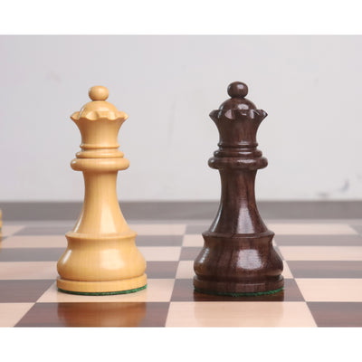 Slightly Imperfect 3.9" Tournament Chess Set- Chess Pieces Only - Rosewood with Extra Queens