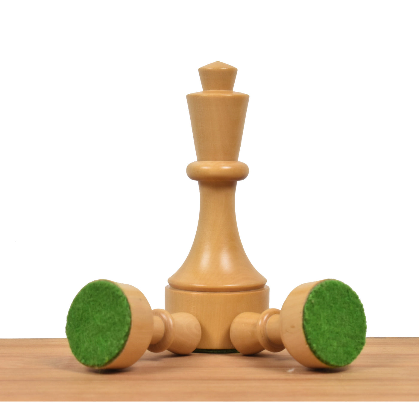 Bundesform German Staunton Alternative Chess Set - Chess Pieces Only- Ebonised Boxwood - 3.8"