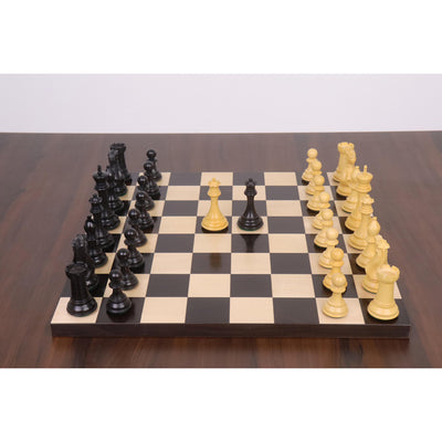4" Sleek Staunton Luxury Chess Set - Chess Pieces Only - Triple Weighted Ebony Wood