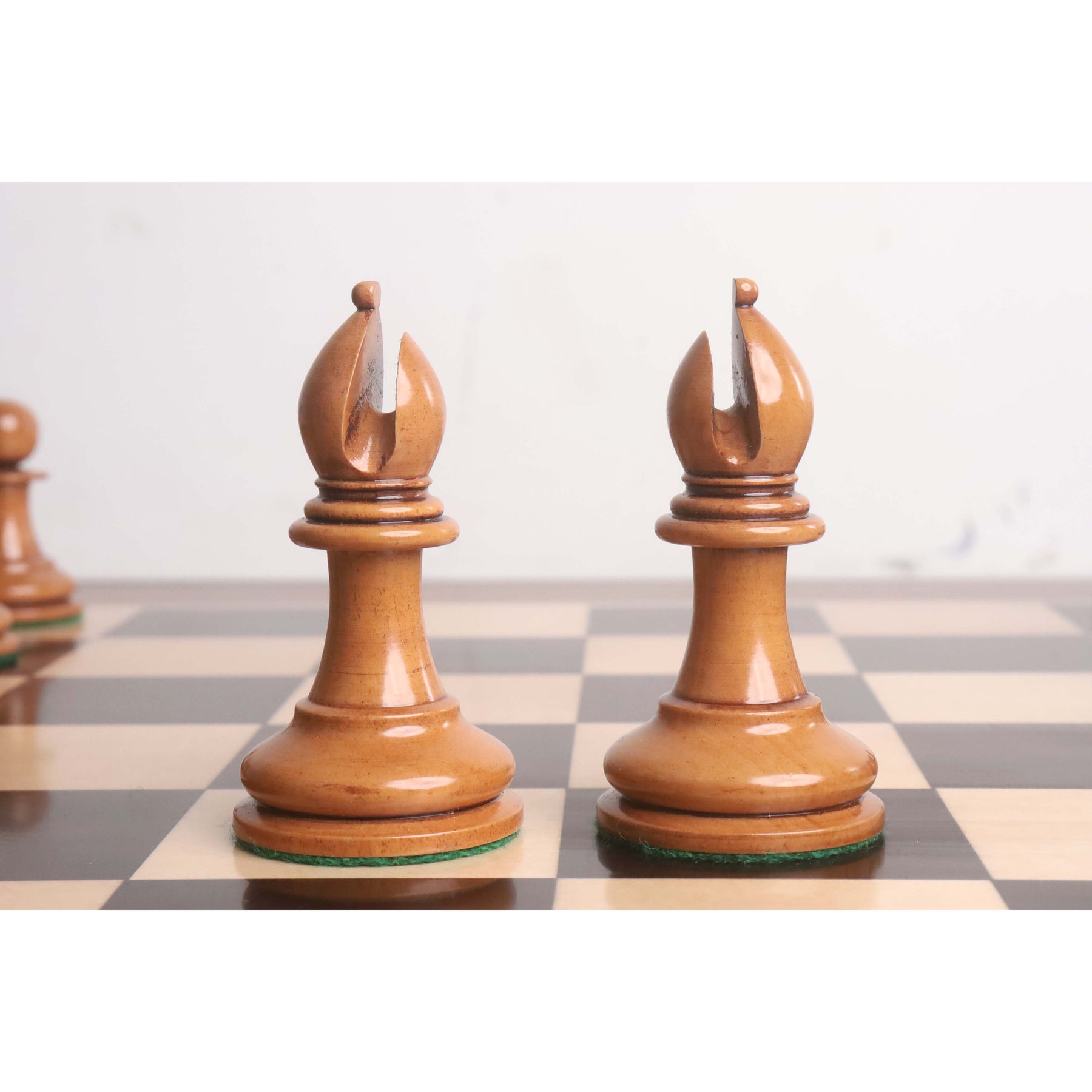 1849 Original Staunton Chess Set- Chess Pieces Only- Lacquered Distres