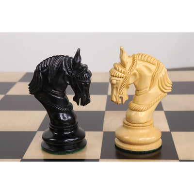 4.5" Imperator Luxury Staunton Chess Set - Chess Pieces Only - Ebony Wood -Triple Weight