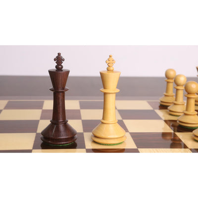 3.5" Monolith Miniature Chess Set- Chess Pieces Only - Rosewood & Boxwood
