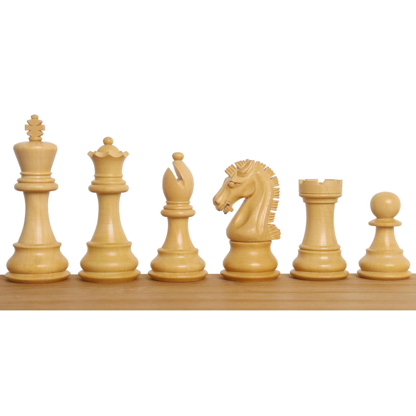 3" Craftsman Staunton Chessnut Air Sensor Compatible Set- Chess Pieces Only- Ebonised Boxwood