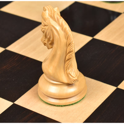 Combo of Repro 2016 Sinquefield Staunton Chess Set - Pieces in Ebony Wood with Board and Box