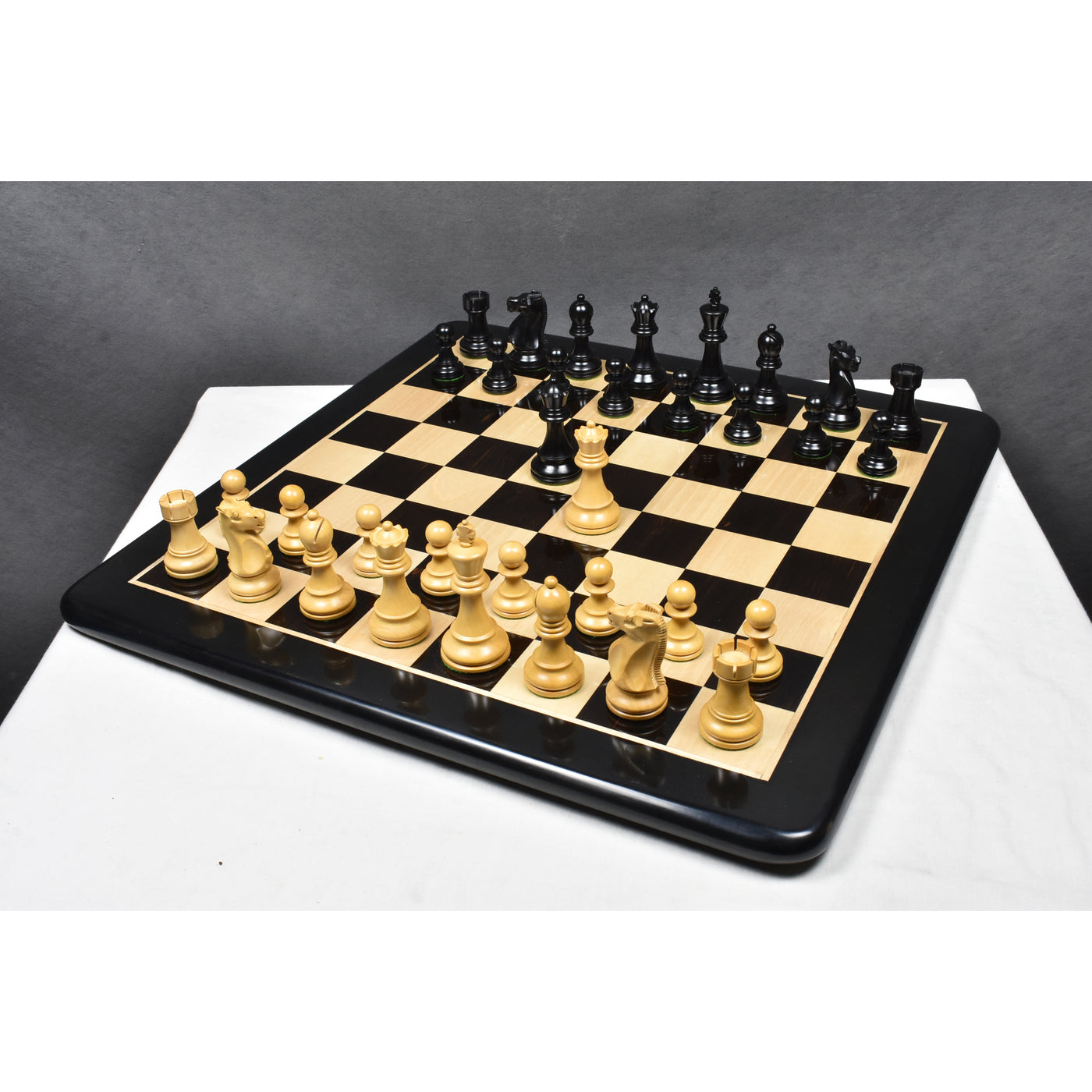 1972 Championship Fischer Spassky Chess Set - Chess Pieces Only -Double Weighted Box wood