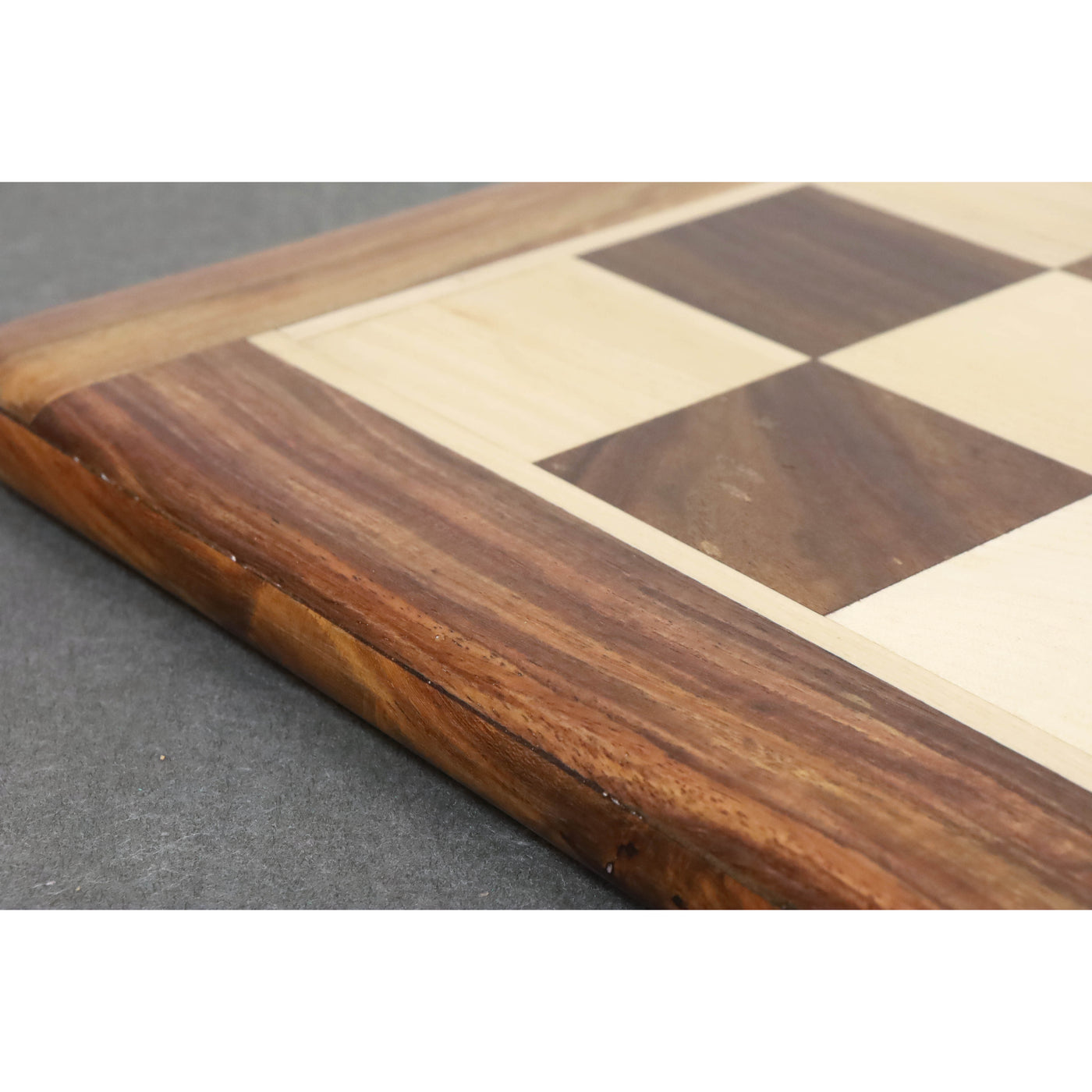 21 inches Large Chess board in Golden Rosewood & Maple Wood - 55 mm Square