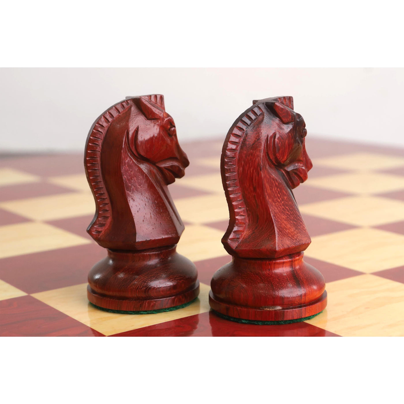 1950s' Fischer Dubrovnik Chess Set- Chess Pieces Only - Bud Rosewood & Boxwood - 3.8 " King