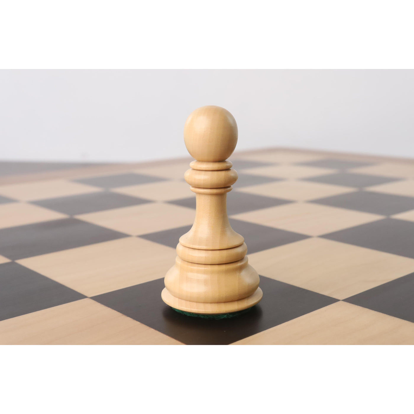 4.5" Tilted Knight Luxury Staunton Chess Set - Chess Pieces Only - Ebony Wood & Boxwood