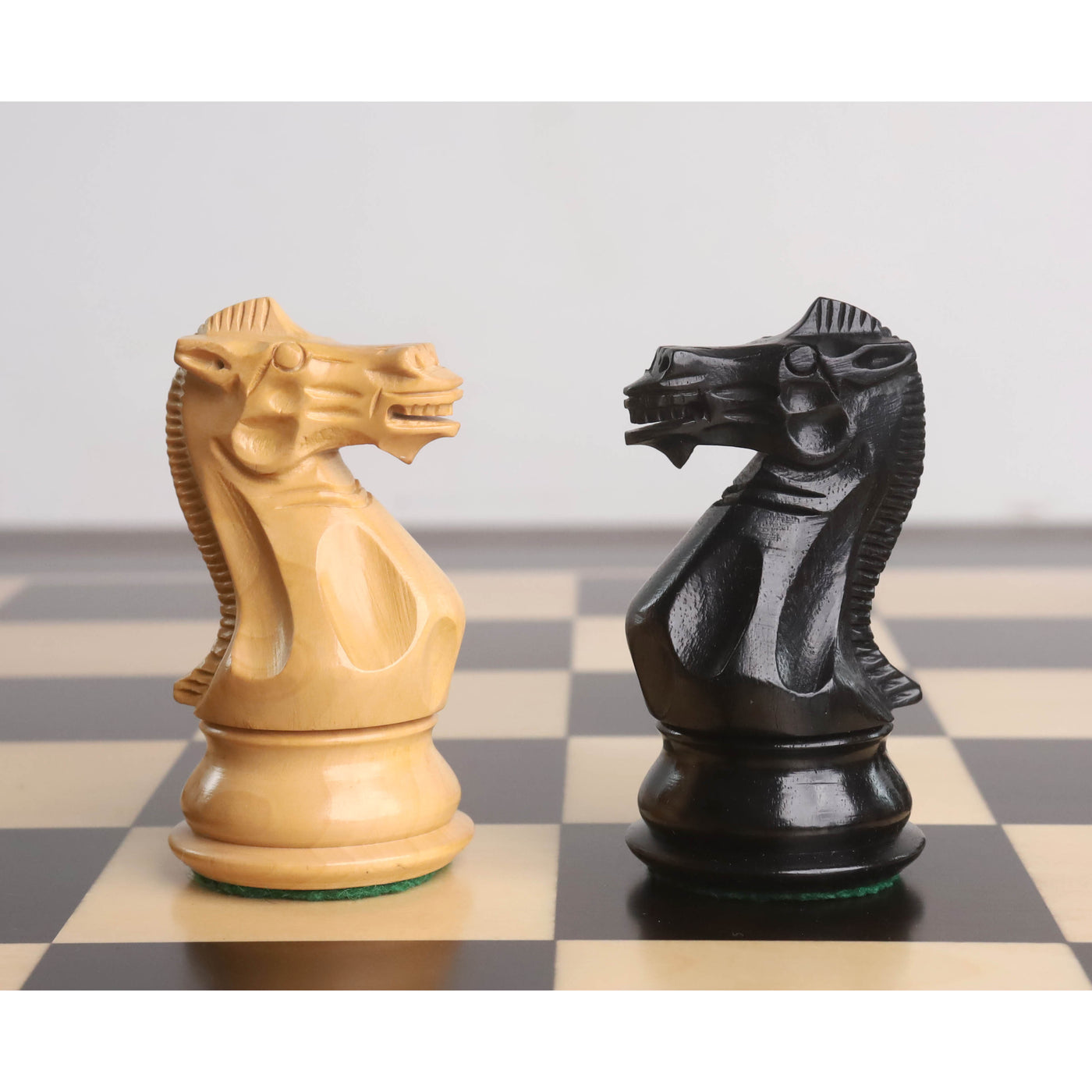 Slightly Imperfect 3.9" Professional Staunton Chess Set- Chess Pieces Only - Weighted Ebony wood