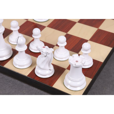 Slightly Imperfect 1849 Jacques Cook Staunton Collectors Chess Set- Chess Pieces Only - Red & White - 3.75"