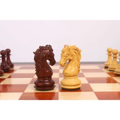 3.9" Heritage Series Staunton Chess set- Chess Pieces Only- Bud Rosewood & Boxwood