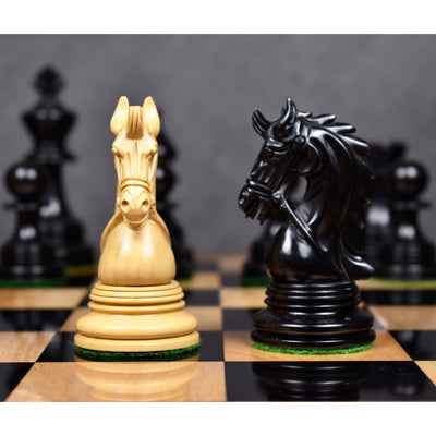 4.3" Napoleon Luxury Staunton Chess Set - Chess Pieces Only -Triple Weighted Ebony Wood