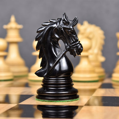 4.3" Napoleon Luxury Staunton Chess Set - Chess Pieces Only -Triple Weighted Ebony Wood