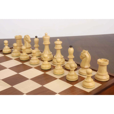1950s' Fischer Dubrovnik Chess Pieces with Folding Style Dubrovnik Chess Board