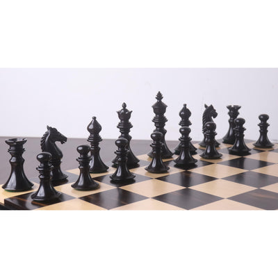 Slightly Imperfect 4.3" Aristocrat Series Luxury Staunton Chess Set- Chess Pieces Only - Ebony Wood & Boxwood