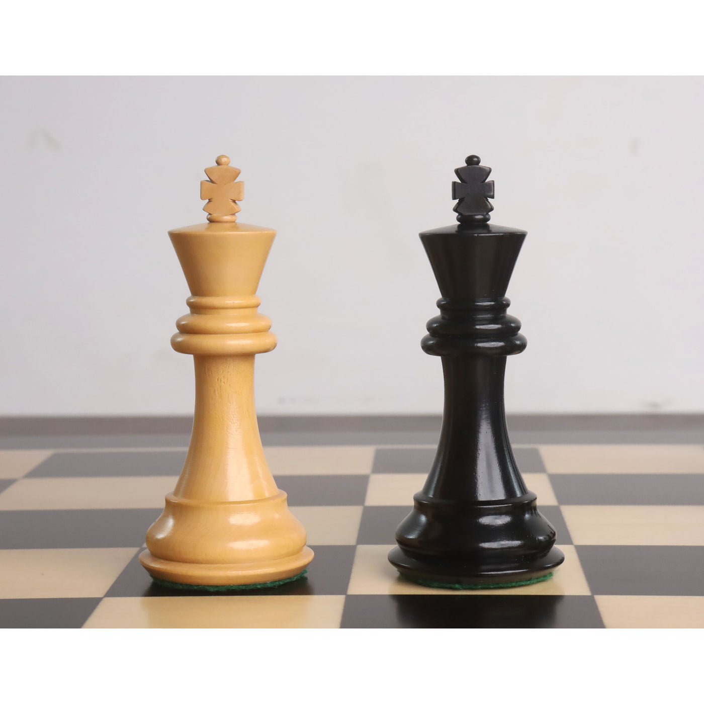 Slightly Imperfect 3.9" Professional Staunton Chess Set- Chess Pieces Only - Weighted Ebony wood