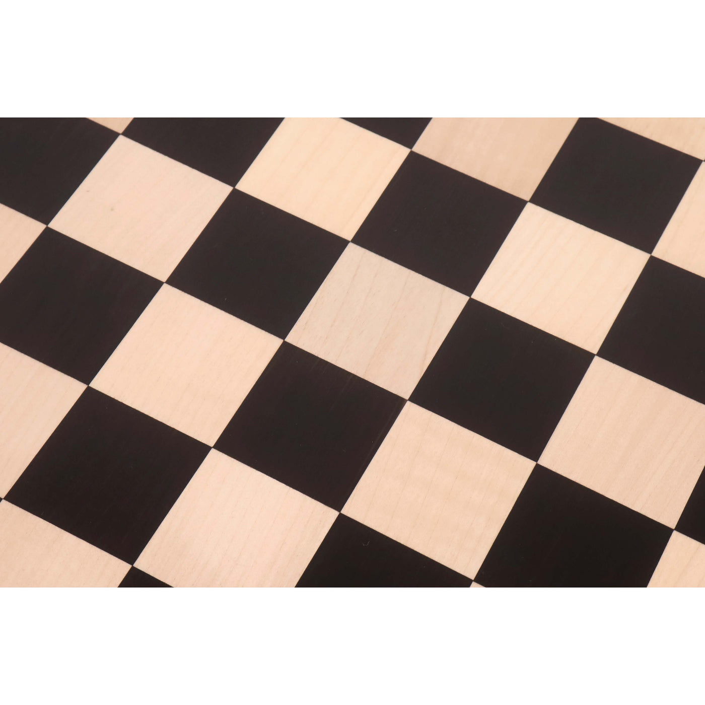 21" Ebony & Maple Wood Luxury Chessboard - 55 mm Square- Raised Tiles