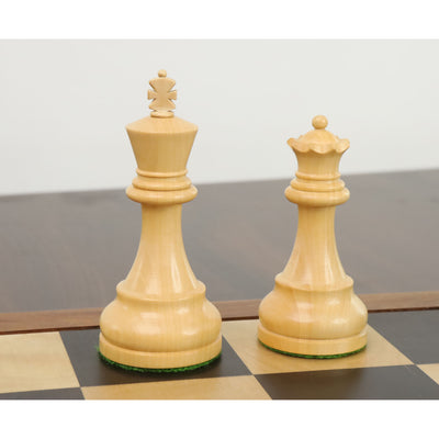 3.8" Reykjavik Series Staunton Chess Set - Chess Pieces Only - Weighted Boxwood