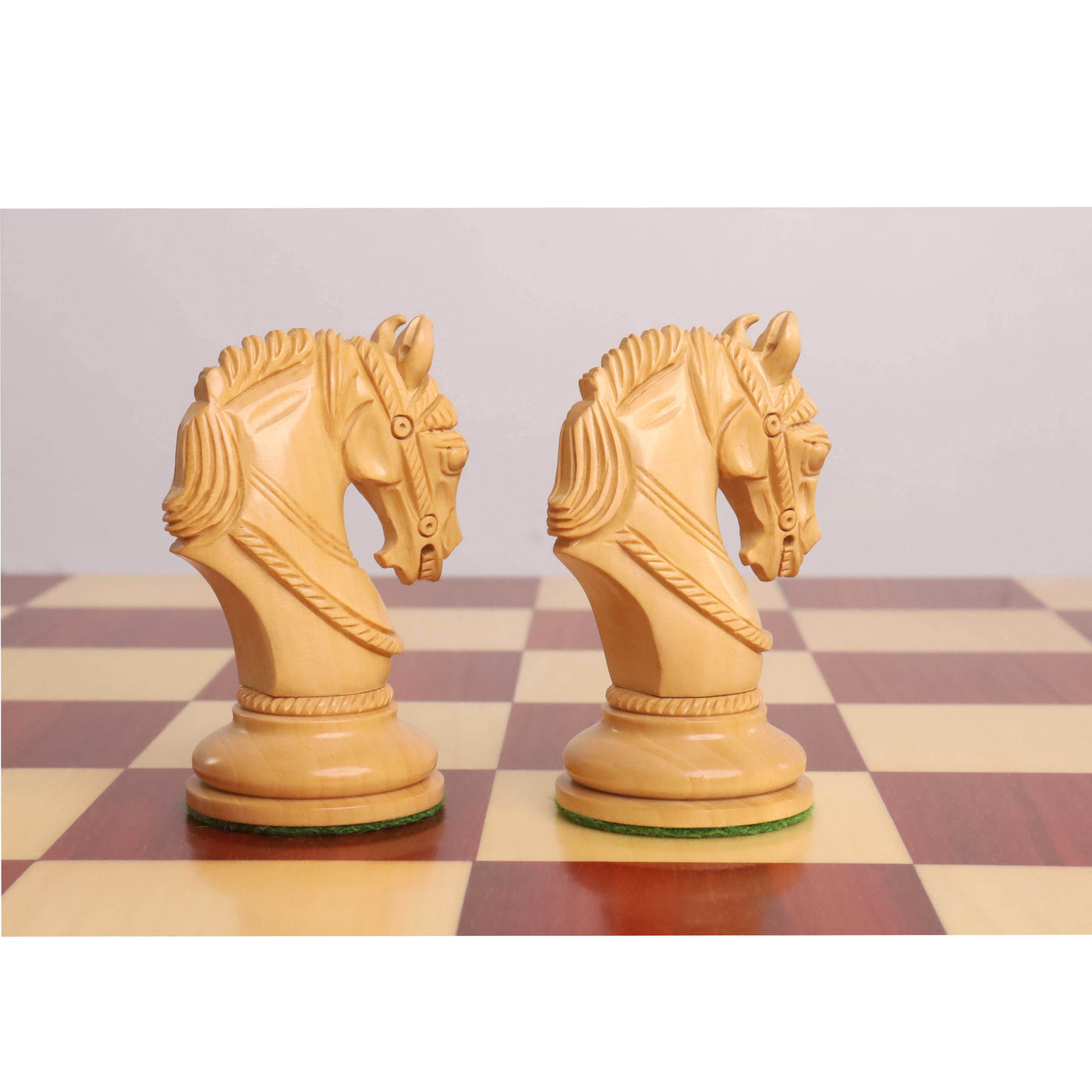 4.3" Imperator Luxury Staunton Chess Set- Chess Pieces Only-Bud Rosewood - Triple Weight