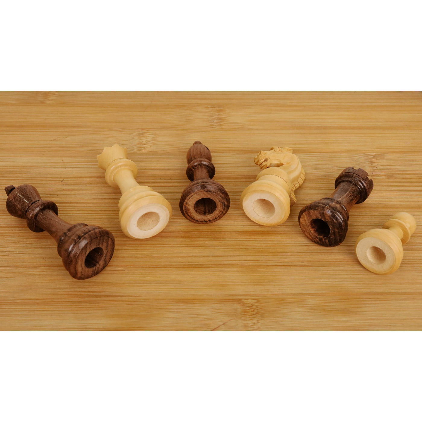3" Craftsman Staunton Chessnut Air Sensor Compatible Set- Chess Pieces Only- Golden Rosewood