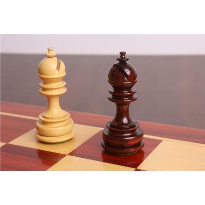 3.3" Moonlit Majesty Luxury Chess Set- Chess Pieces Only - Bud Rosewood & Boxwood