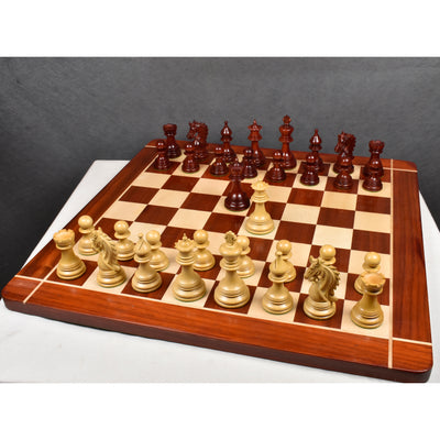 4.3" Napoleon Luxury Staunton Chess Set - Chess Pieces Only -Triple Weight Bud Rosewood