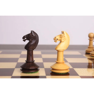 3.5" Monolith Miniature Chess Set- Chess Pieces Only - Rosewood & Boxwood