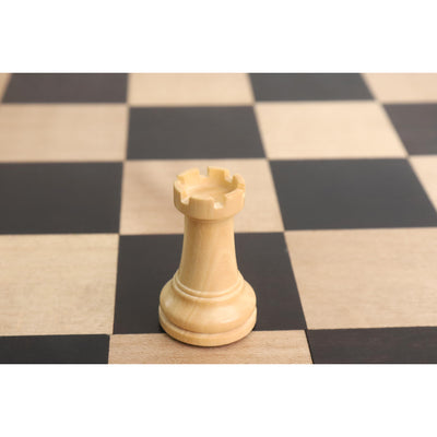 2.4" Pro Staunton Weighted Wooden Chess Set - Chess Pieces Only - Ebonised Boxwood