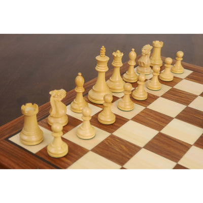 12” Minimalist Staunton Travel Chess Set – Elegant Non-Magnetic Gift Edition