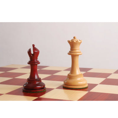 4.3" Imperator Luxury Staunton Chess Set- Chess Pieces Only-Bud Rosewood - Triple Weight