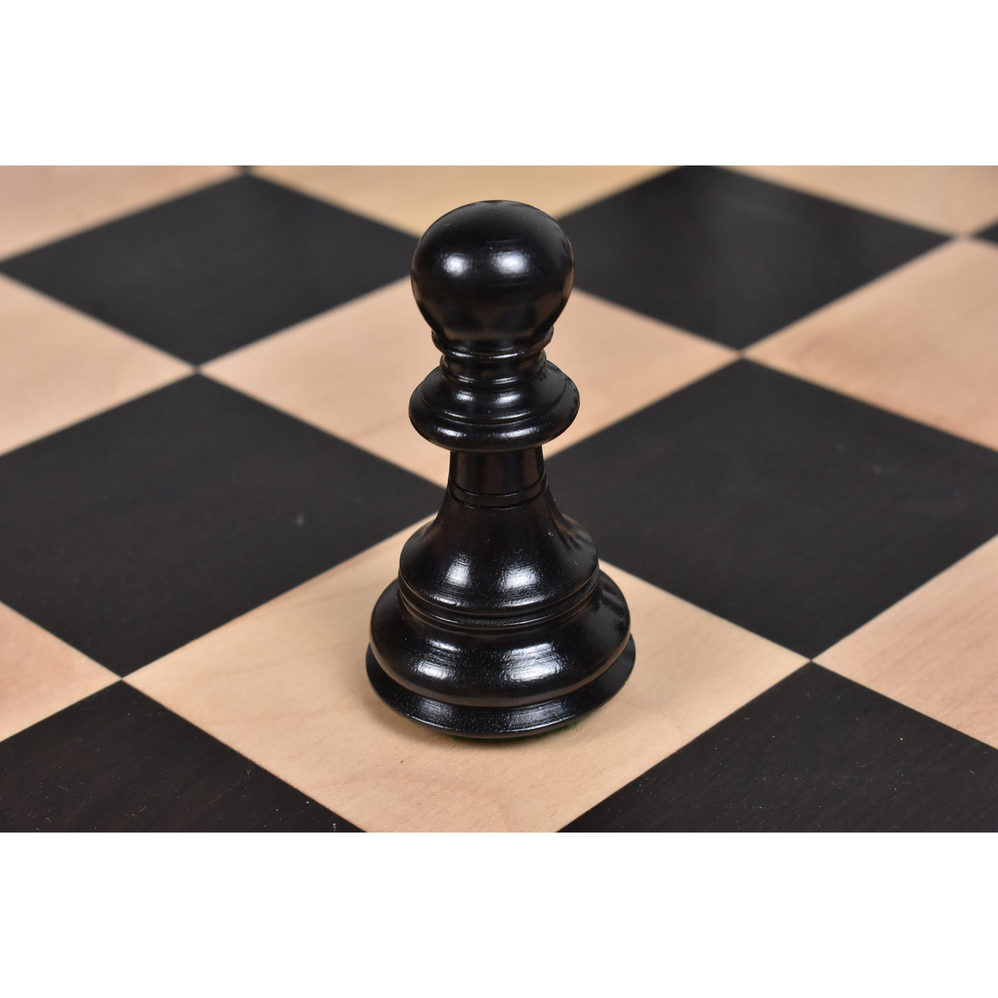4.6" Prestige Luxury Staunton Chess Set - Chess Pieces Only -Natural Ebony Wood- Triple Weighted