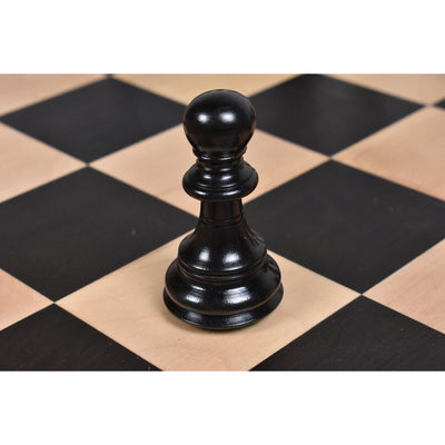 4.6" Prestige Luxury Staunton Chess Set - Chess Pieces Only -Natural Ebony Wood- Triple Weighted